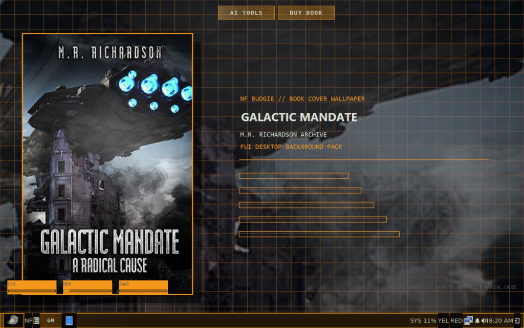 Galactic Mandate Linux desktop